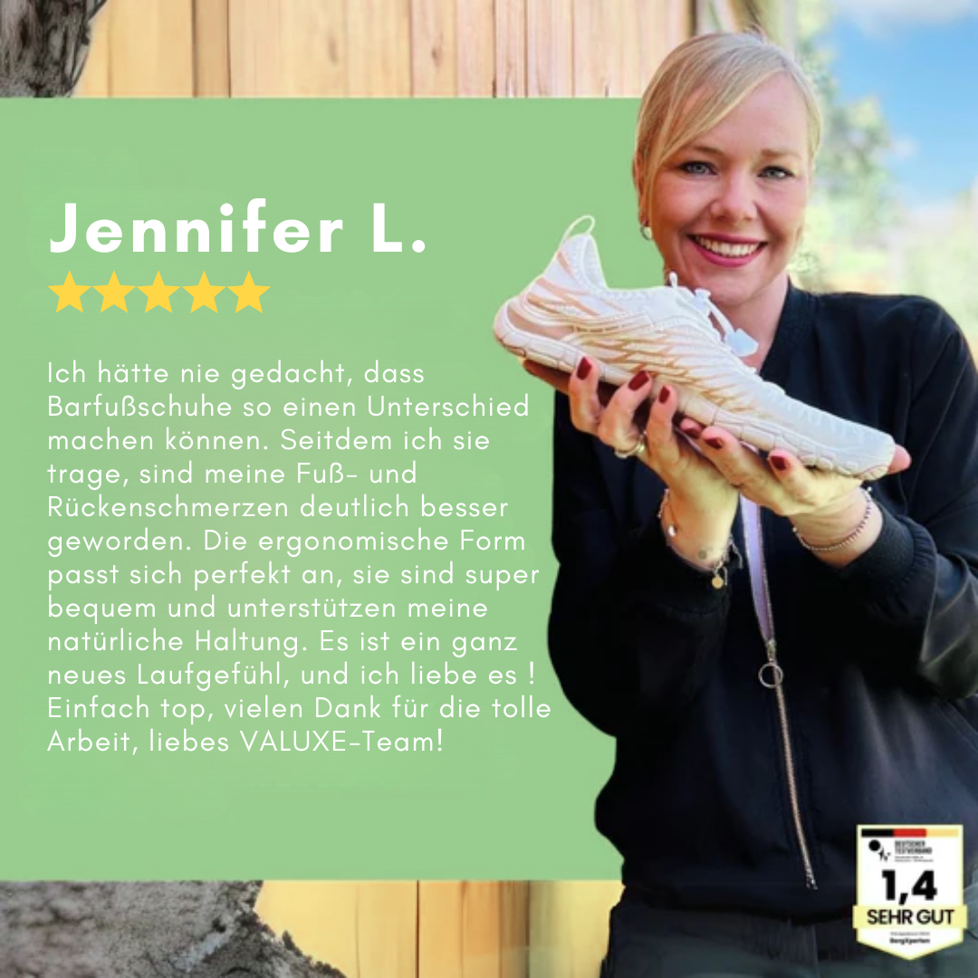 VALUXE Motion - ergonomische & rutschfeste Barfußschuhe (Gesunde-Füße-Komplettset)