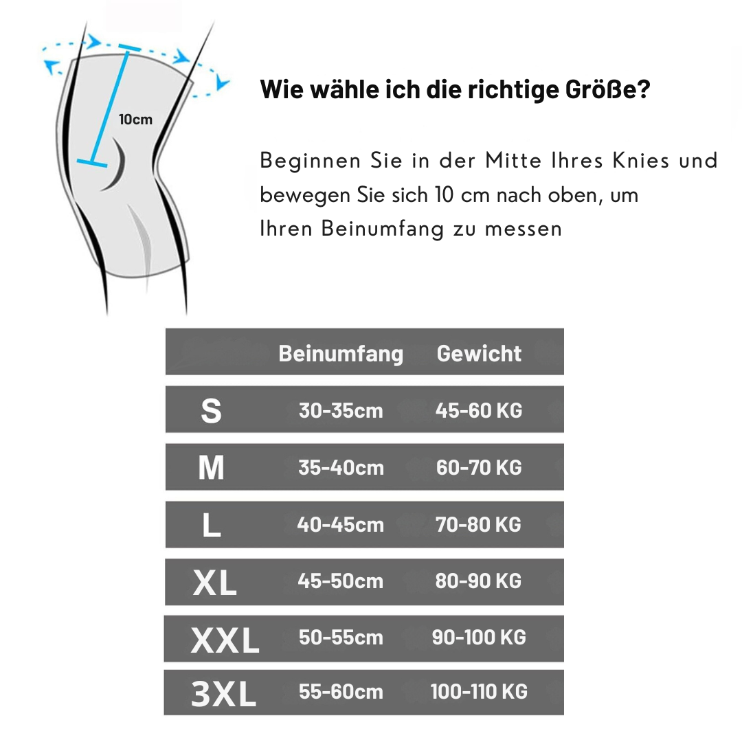 KneeFree™  3D-Knie-Kompressionsbandage