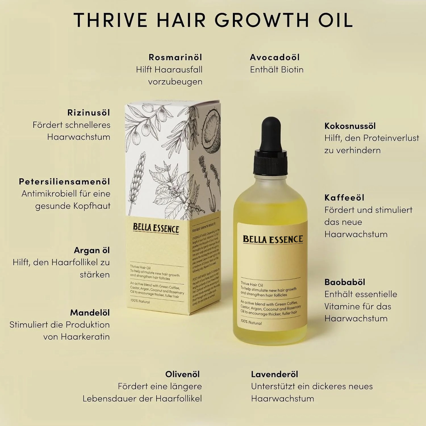 VALUXE© RITUAL HAIR SERUM für sichtbaren Haarwachstum & dichte Haare