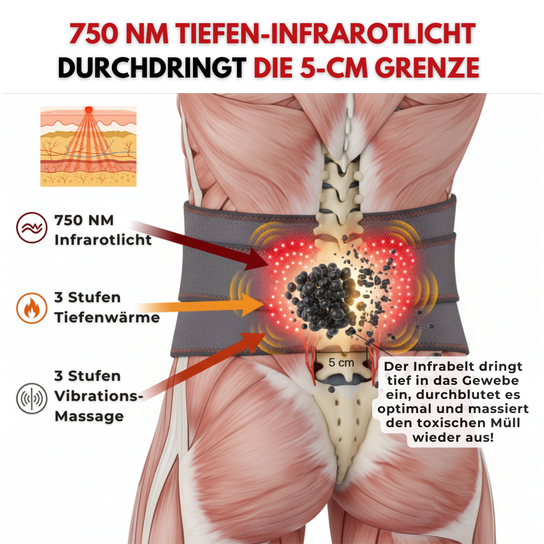VALUXE™ Komplettsystem – Infrabelt 3-in-1 Technologie zur langfristigen Schmerzlinderung