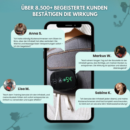 VALUXE™ Komplettsystem – Infrabelt 3-in-1 Technologie zur langfristigen Schmerzlinderung